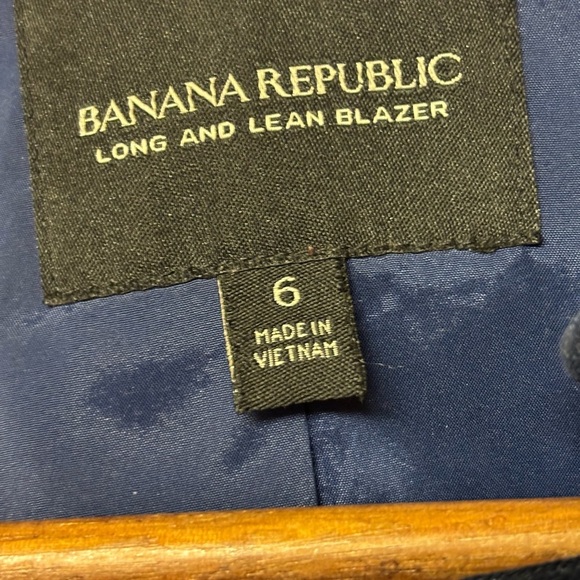 Banana Republic “crushed velevet” Navy Blue Women's Blazer - Picture 4 of 5